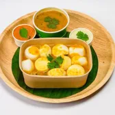 Mini Idly - Dipped in Sambar - 10 Pcs