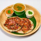 Onion Tomato Chilli Uthappam (V)